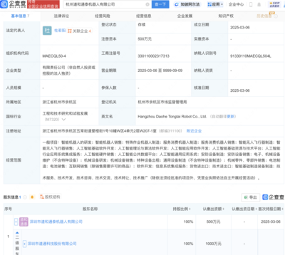 道通科技杭州新設機器人公司，專注AI理論與算法軟件開發